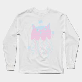 Cotton Candy Jelly Cat :: Canines and Felines Long Sleeve T-Shirt